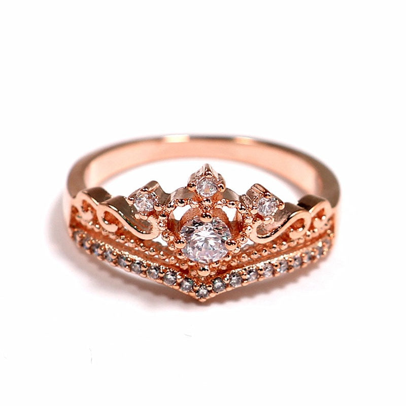 Zircon Crown Ring