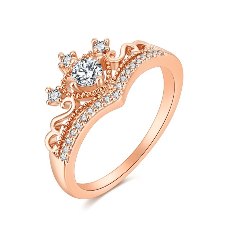 Zircon Crown Ring