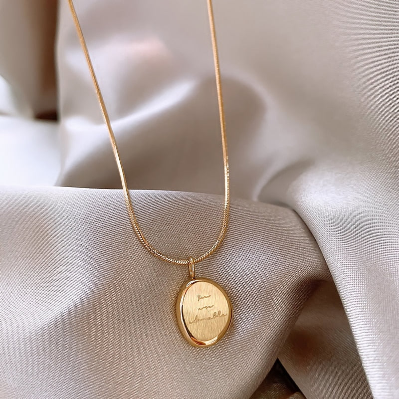 Simple Gold Pendant