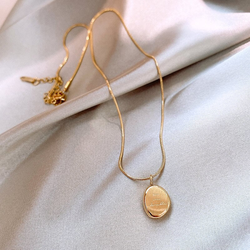 Simple Gold Pendant