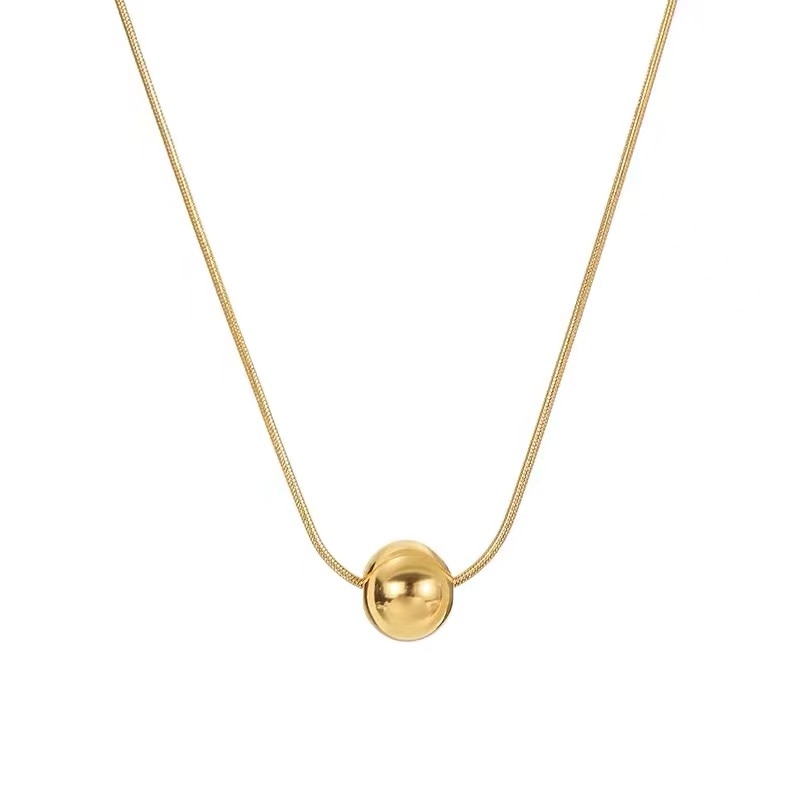 Simple Ball Pendant Necklace