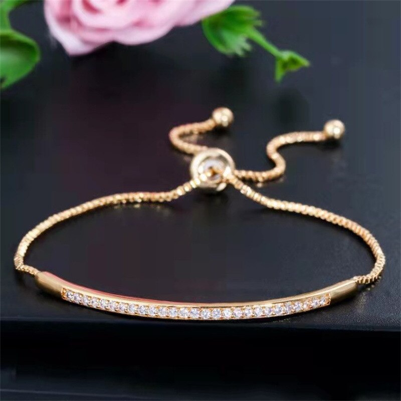 Adjustable Crystal Bracelet