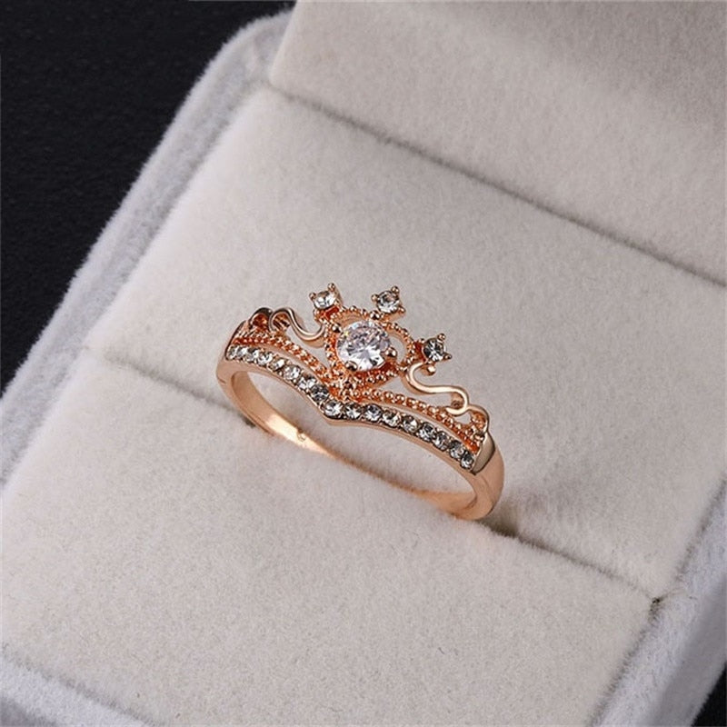 Zircon Crown Ring